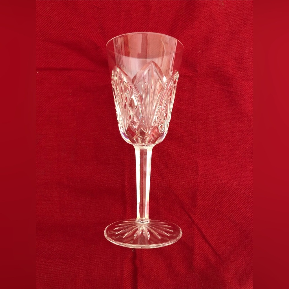 Waterford Crystal Cut Glass 5” Tall Lismore Sherry Glass
